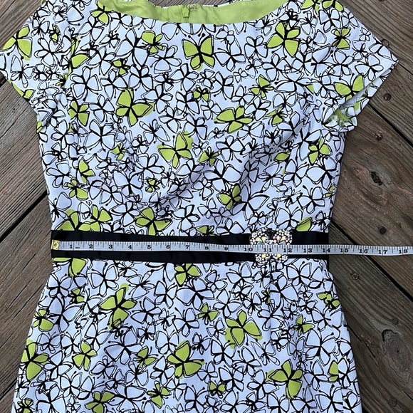 Talbots classy butterfly themed dress 4P-6P - Picture 10 of 12